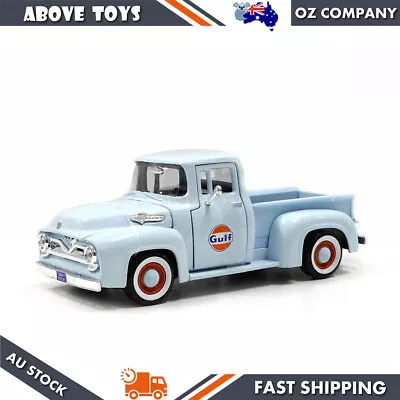 Highly Precision Diecast Model 1:24 Scale Gulf 1955 Ford F-100 Pickup #79659 • $58.69