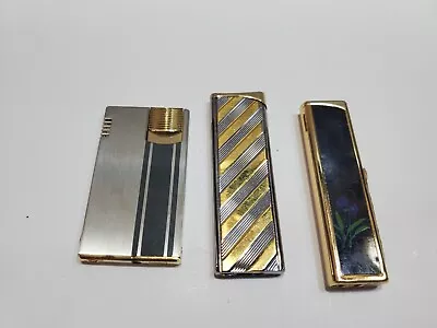 LOT OF 3  ASSORTED VINTAGE Battat LIGHTERS   Collect   / Display   6522/8 • $29.77