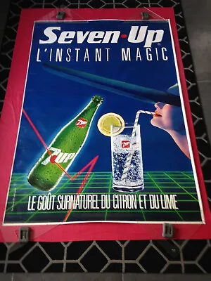 SEVEN UP L'INSTANT MAGIC Original Poster By LEO BURNETT • $129.85