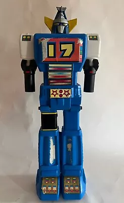 Popy Jumbo Machinder Daitetsujin 17 Robot Japan / Shogun Warriors No Fists 1977 • $1100