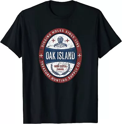 NEW LIMITED Oak Island Treasure Hunting Retro Templar Knight Treasure T-Shirt • $19.94