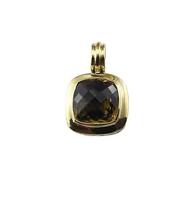 Vintage David Yurman Sterling Silver/18K YG Citrine Peridot Pendant #15405 • $425