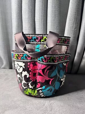 Vera Bradley Shower Caddy Floral Paisley Dorm Gym Travel Pink Green Blue • $39.99