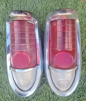 2 Holden Fc Fe Ek Fb Taillights Base & Chrome Housings Tail Light Sedan Ute Van. • $150