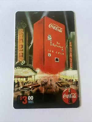 1995 Coca-Cola Collection Phone Card $3 Sprint ICE BOX REFRIGERATOR • $20