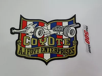 Coyote AJ Foyt Enterprises Collector Die Cut Decal Indianapolis 500 IndyCar USAC • $9.99