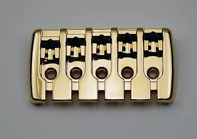 5-String Bass Bridge Gold Chunky Electric JZ /Precision 18.5 Sung-il BB002 NEW • $19.90