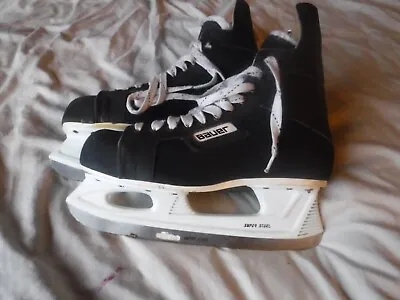 Bauer Super Steel Professional 90 Ice Skates Size 10 1/2 Pre Owned • $25.55