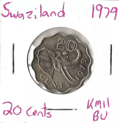 $1.99 • Buy Coin Swaziland 20 Cents 1979 KM11, Combined Shipping