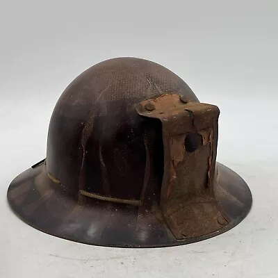 VTG Full Brim Fiberglass MSA Miners Safety Type K Skullgard Protective Hard Hat • $79.95