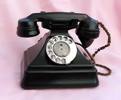 £25 • Buy Vintage Black Bakelite Telephone From The 30's