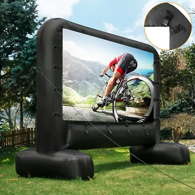 14/15/17/18/20FT Inflatable Blow Up Movie Projector Screen Outdoor Home Cinema • $79.99