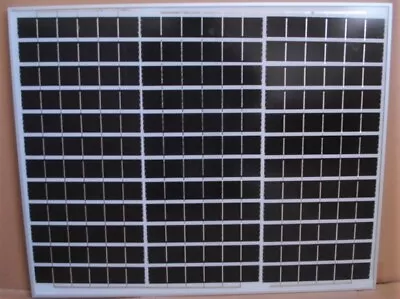 50W Monocrystalline Solar Panel With 2 X 5 Metres Solar Cable • £35.99