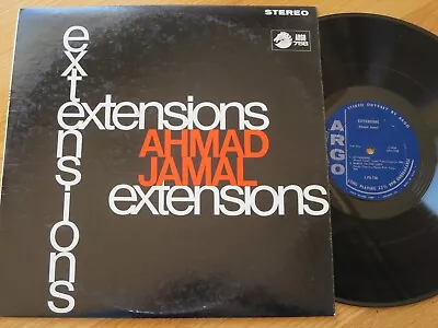 Rare Vintage Jazz-AHMAD JAMAL-Extensions-ARGO Records-Stereo-LPS-758 • $9