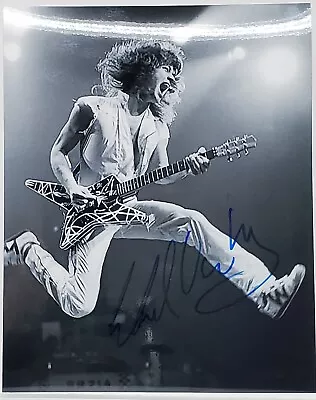 Rare Find Eddie Van Halen On Stage In Concert Signed 8x10 Photo COA • $324.99