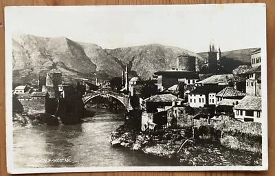 Post Card Mostar Yugoslavia From Mostar 29 7 30 K437 • $2.99