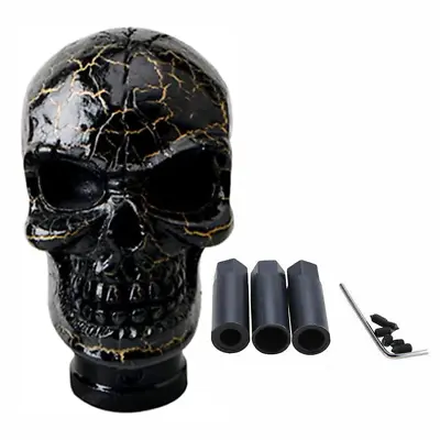 1X Skull Universal MT Head Manual Shift Knob Car Gear Stick Shifter Lever Handle • $16.89