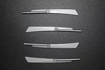 4 New LEGO Flat Silver Propeller 1 Blade 10L With Bar 98137 Sword Blade Knife • $5.04