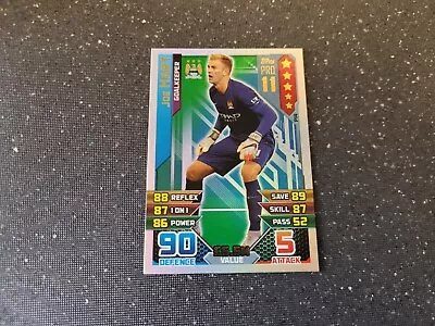 Match Attax 2015/16 P14 Joe Hart (man City) Pro 11 Card Mint • £3.95