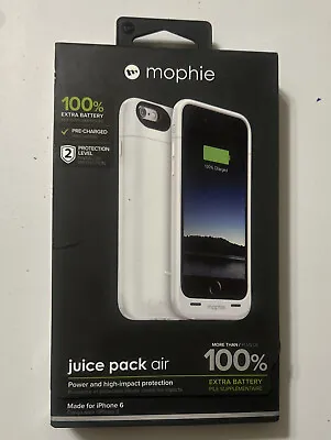 New Original Mophie Juice Pack Air Series Case For Apple IPhone 6 6s White • $25