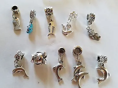 European Silver Marine Life Charms Your Choice Buy 5 Get 1 Free Buy 1 19 Ship • $1.75