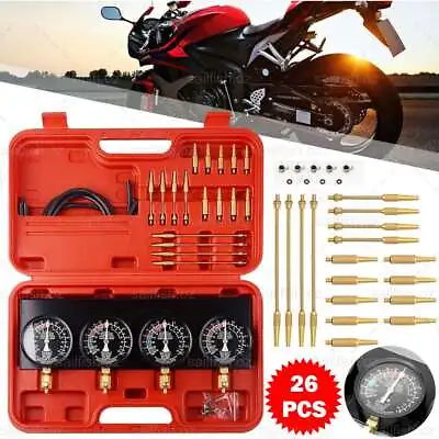 Motorcycle Vacuum Carburetor Synchronizer Balancer Carb Sync Balancing Gauge Kit • $58.85