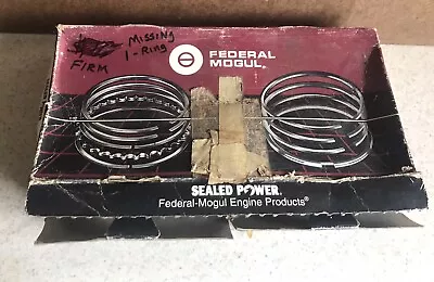 Vintage 2995 Federal Mogul Sealed Power Piston Rings Broken Set E-351X • $34.99