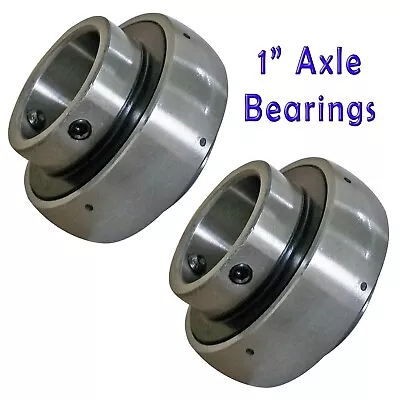 Set Of 2 1  Rear Axle Bearing Go Kart Racing Minibike ATV Cart Barstool Parts • $22.96