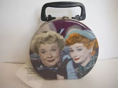 New Collectible I LOVE LUCY: Round TIN Lunch Box By Vandor Brand New Condition • $22.50