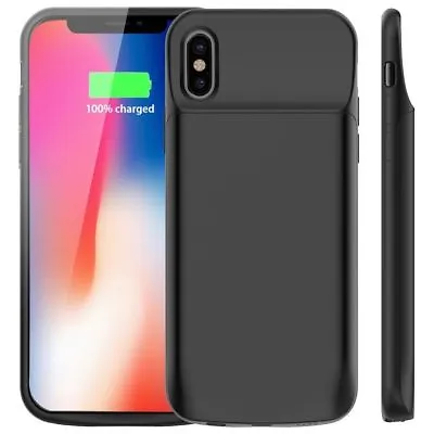 $28.64 • Buy For IPhone X Battery Case 6000mAh Rechargeable Charger Portable Charging Cover