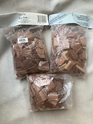 Dollhouse Shingles RedWood Dura-craft 3 Bags About 1000 • $34.99