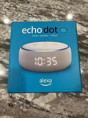 NEW Amazon Echo Dot (3rd Gen) - Smart Speaker With Clock And Alexa - White • $12.50