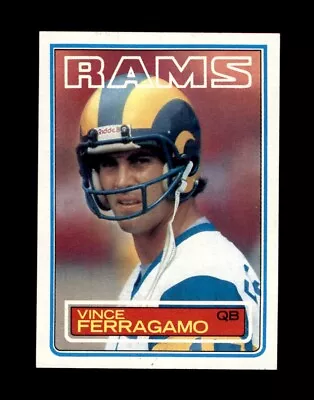 1983 Topps Football SET BREAK #90 Vince Ferragamo NM Or Better • $2.99