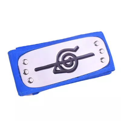 UK Seller Naruto Anti Konoha Itachi Metal Plated Headband Cosplay Blue • £3.99