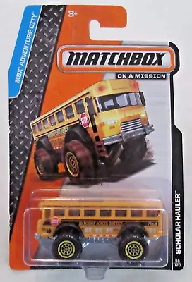 Matchbox 2014 Mbx Adventure City Field Tripper School Bus #96 Yellow • $11.89