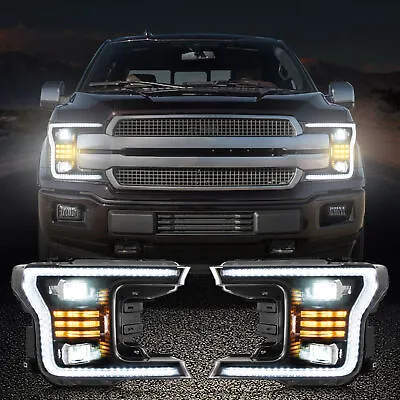 VLAND Full LED Headlights For Ford F150 XLT XL SSV Limited Lariat 2018 2019 2020 • $329.99