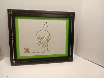 Framed Signed Disney Drawing Of Chicken Little By St. Pierre @ Disney 14 X 17 In • $74.99