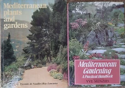 Mediterranean Gardening:Menzies & Plants And Gardens Noailles &Lancaster 2 Books • £9.99