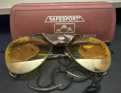 Vintage Safesport Mfg Glacier Sunglasses Climbing Mountaineering Skiing Glasses  • $89.99