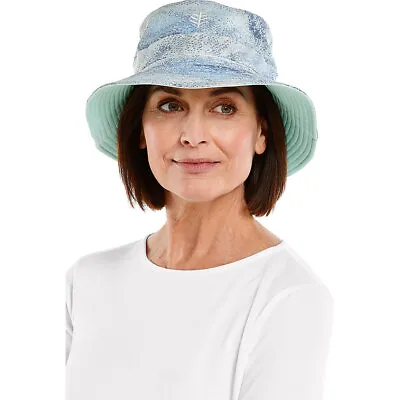 Coolibar UPF 50+ Men's Women's Landon Reversible Bucket Hat • $45