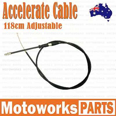 1180MM Adjustable Thumb Throttle Accelerate Cable Dirt QUAD BIKE ATV BUGGY 2 • $12.99