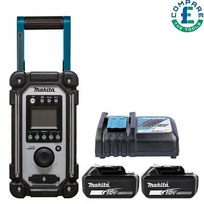 Makita DMR116 18V Li-Ion LXT Jobsite Radio With 2 X 6Ah Batteries & Charger • £298.98