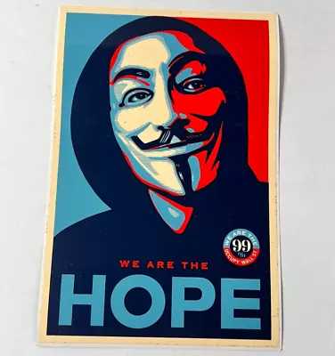 HOPE Mr President Barack Obama OCCUPY OWS 99% Obey Giant Shepard Fairey Rare • $20