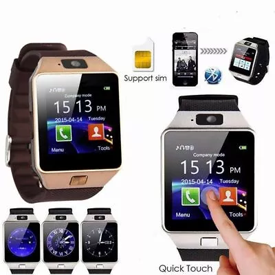 DZ09 Smart Watch Bluetooth Children's Phone Watch TFT LCD Touch Screen Pedometer • $21.49