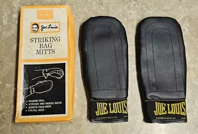 Vintage Joe Louis Boxing Gloves Mitts  1960's Sears Roebuck New Old Stock NOS • $162.37