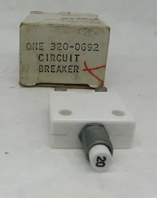 Onan 320-0692 Circuit Breaker 20 Amp 2 Pole For BGA Genset 4.0&5.0 RV Electric • $95.99