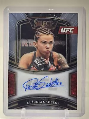 Claudia Gadelha 1 2021 Select Ufc Autograph Strawweight Auto /249 Q0028 • $2