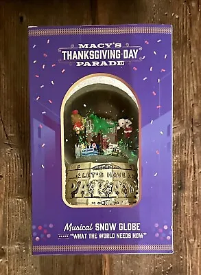 Macy's Thanksgiving Day Parade Snow Globe 2023 - Water Globe • $154.99