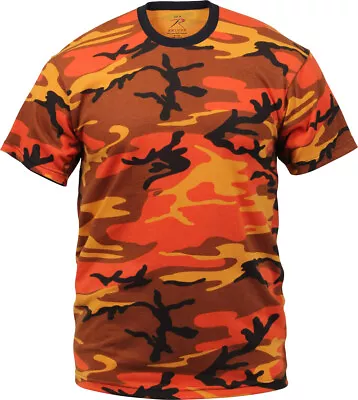 Camo T-Shirt Tactical Tee Short Sleeve Military Army Camouflage Uniform Fashion • $13.99