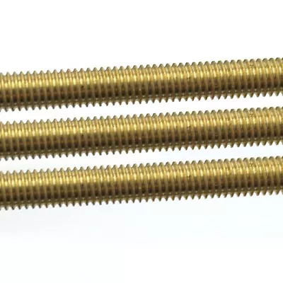 £15.53 • Buy  Solid Brass Fully Threaded Rod/Bar/Studding M2,2.5,4,5,6,8,10,12,14,16,18,20mm